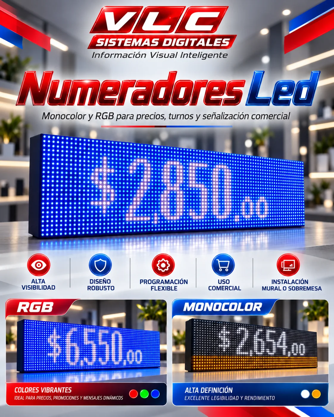 Catálogo VLC Numeradores LED