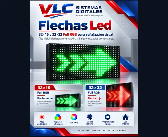 Catálogo flechas LED VLC